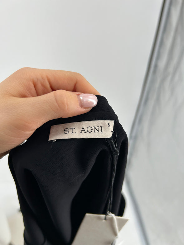 Top bustier noir