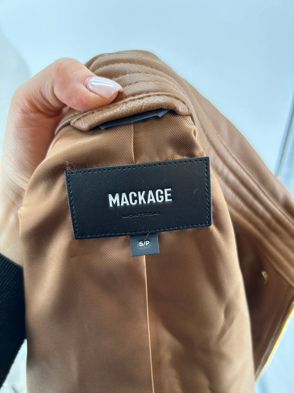 Trench-coat en cuir