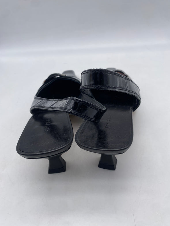 Slingbacks "Evita" en cuir