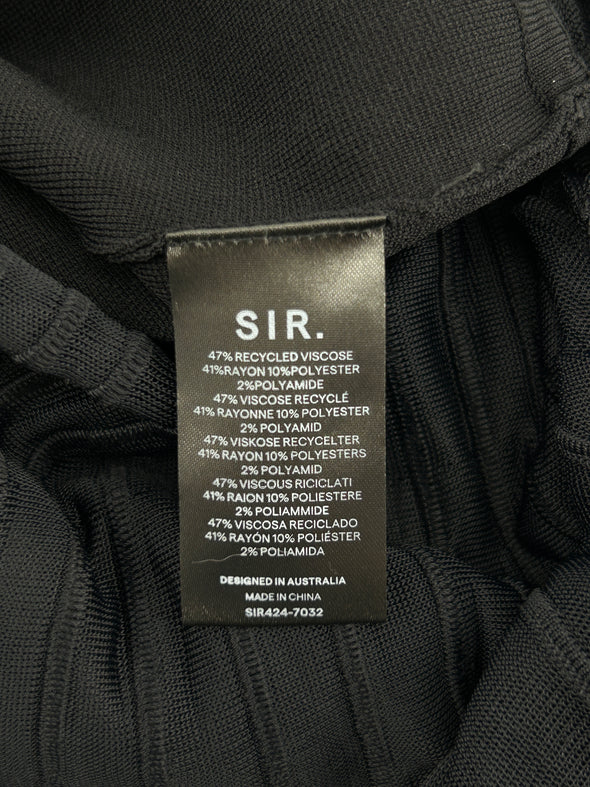 Robe longue noire