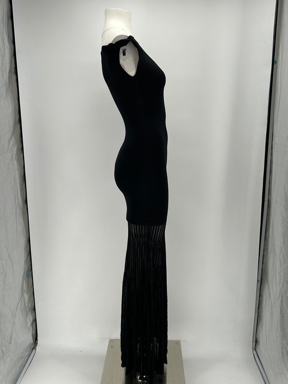 Robe longue noire