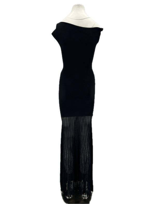 Robe longue noire