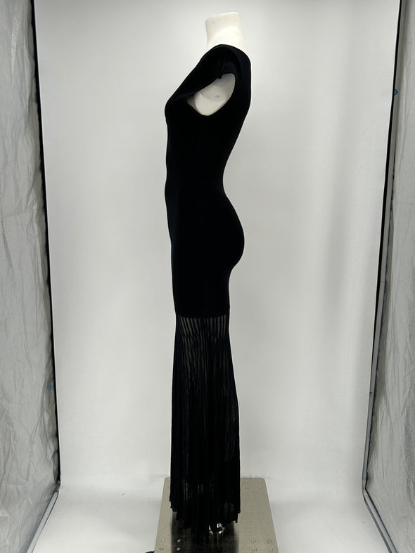 Robe longue noire