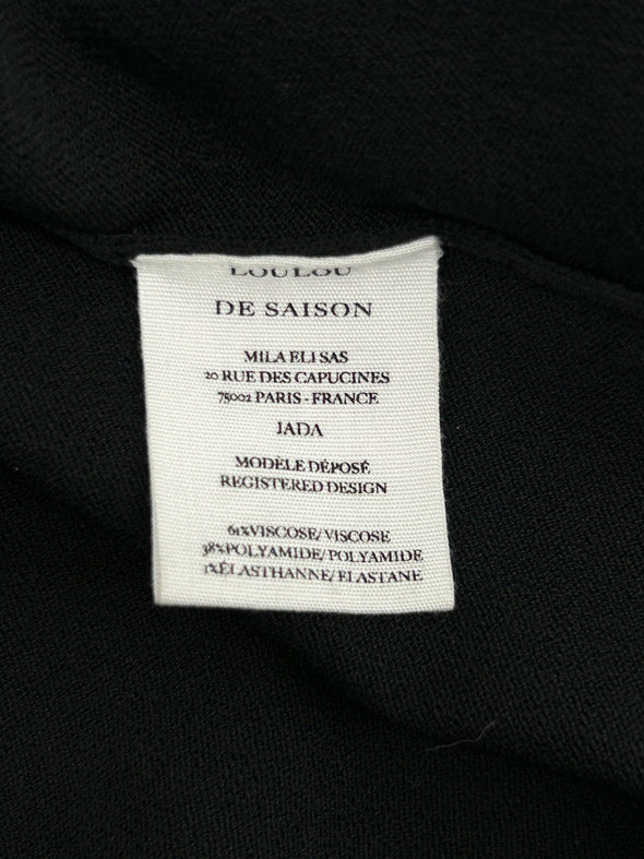 Robe longue noire "JADA"
