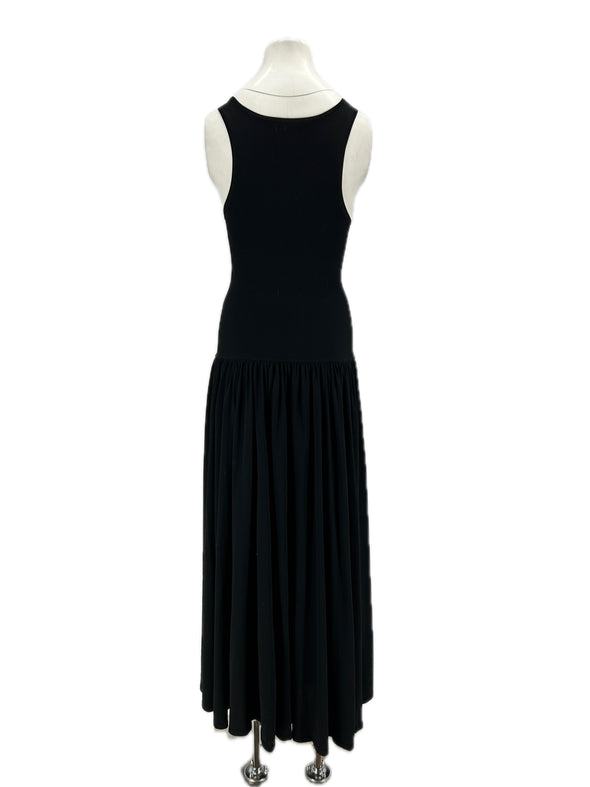 Robe longue noire "JADA"