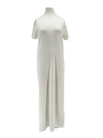 Robe longue blanche "MAYA"