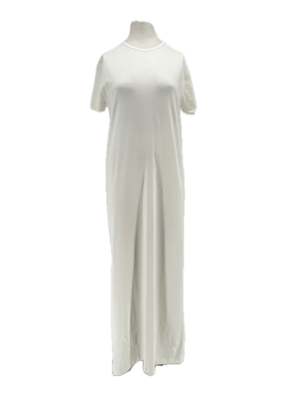 Robe longue blanche "MAYA"