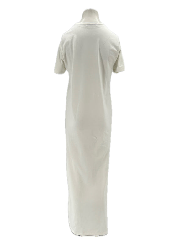 Robe longue blanche "MAYA"