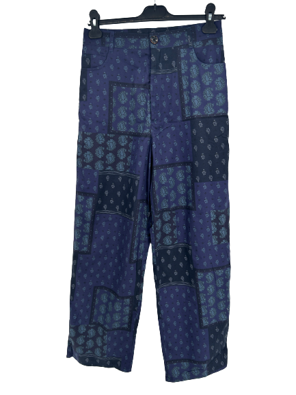 Pantalon en coton imprimé