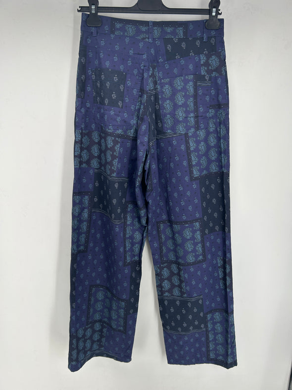 Pantalon en coton imprimé