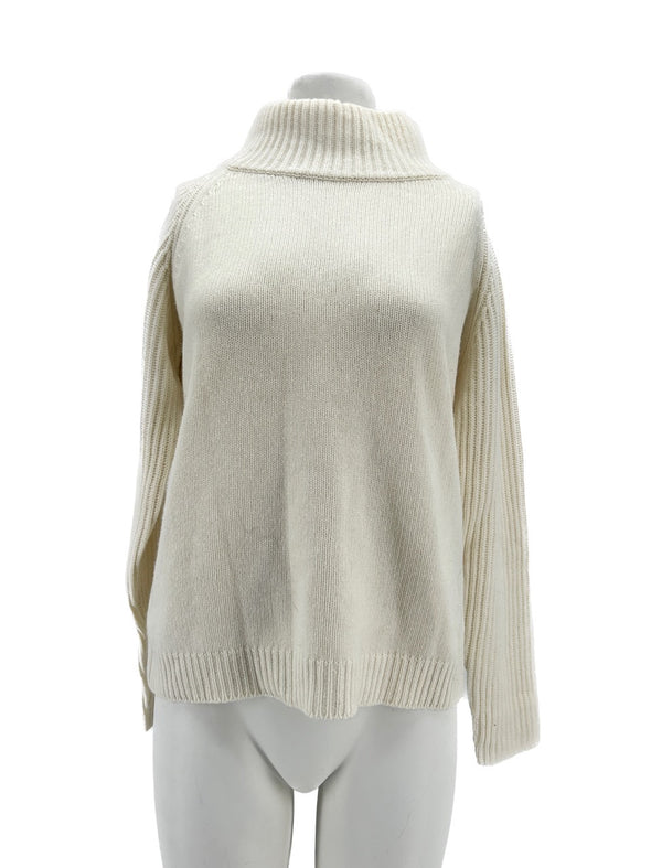 Pull en cachemire blanc