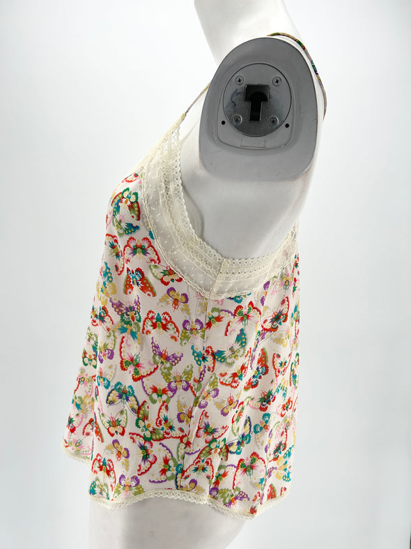 Caraco à motif papillon