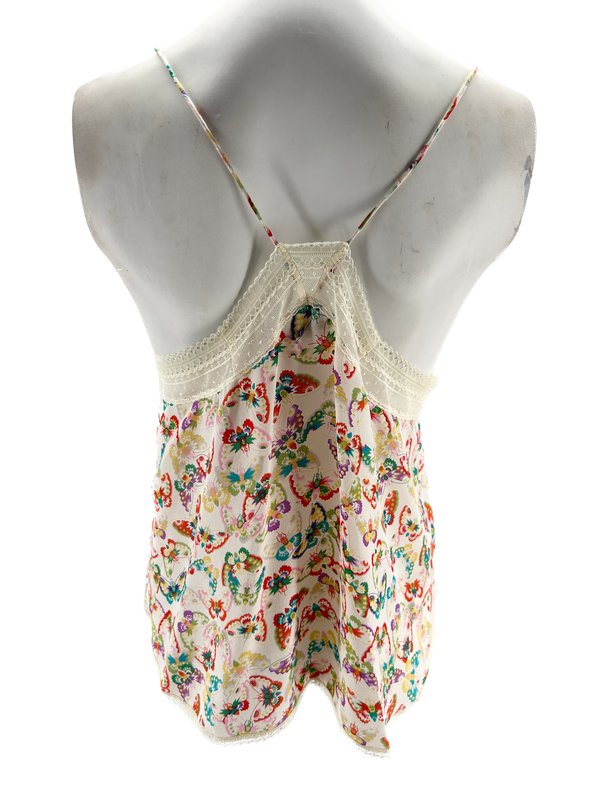 Caraco à motif papillon