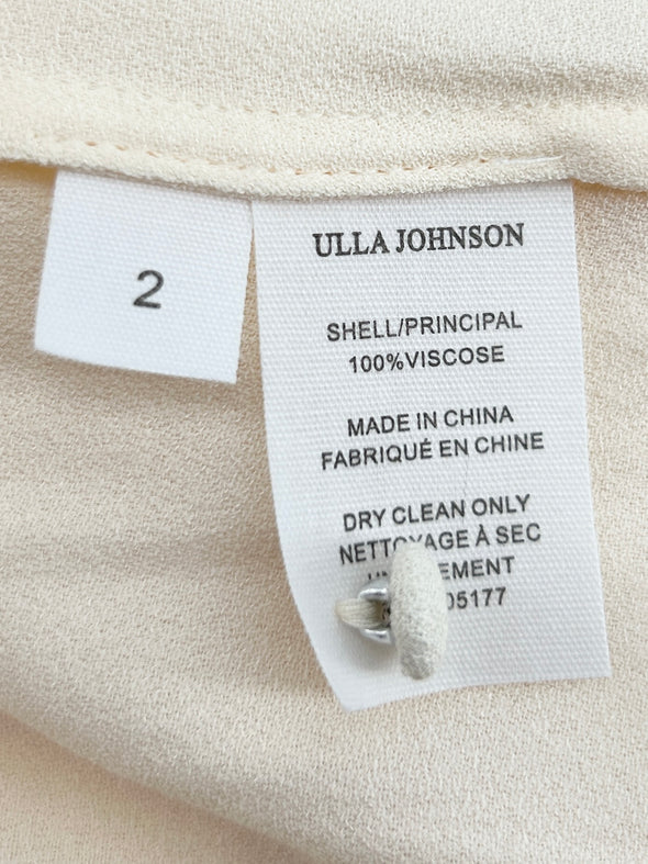 Blouse écru fluide plissée