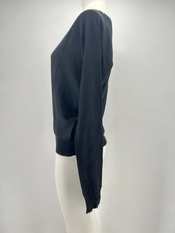 Pull en cachemire noir