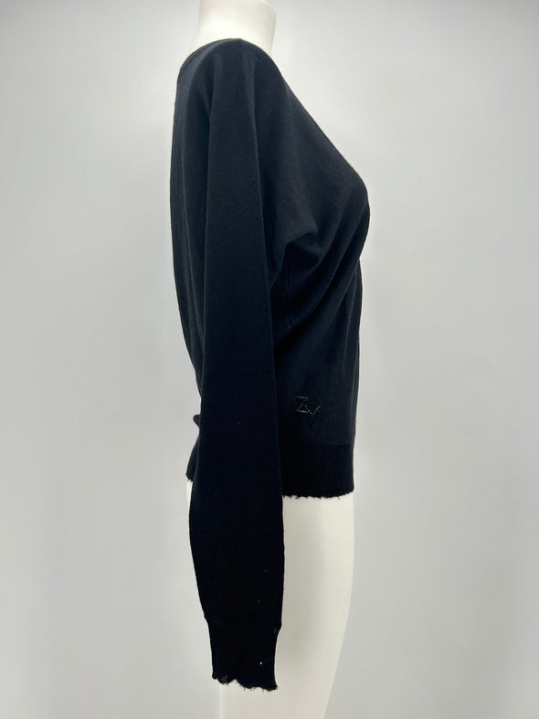 Pull en cachemire noir