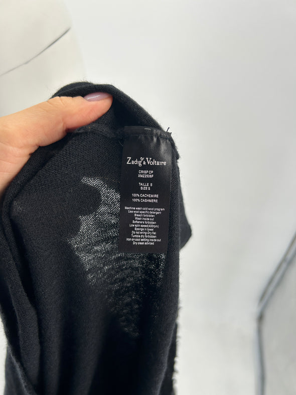 Pull en cachemire noir