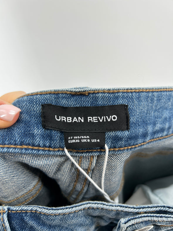 Jean large bleu