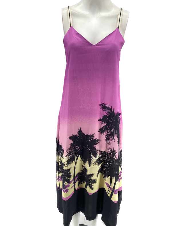 Robe longue "Pink Sunset"