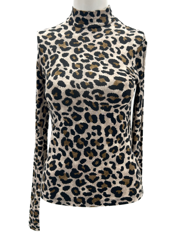 Top à imprimé léopard