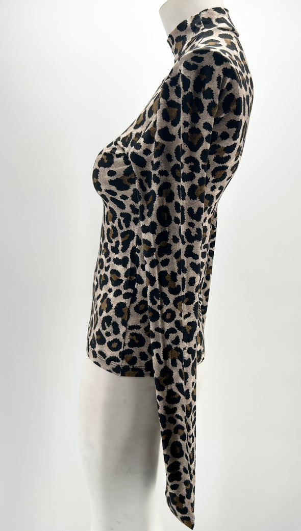 Top à imprimé léopard