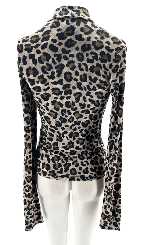 Top à imprimé léopard