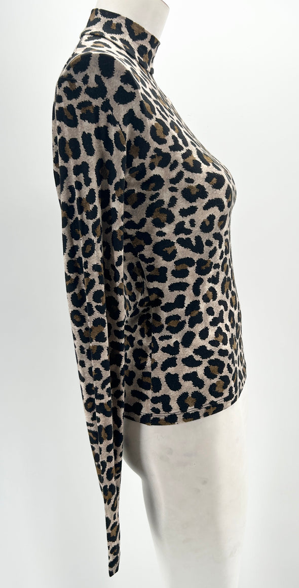 Top à imprimé léopard