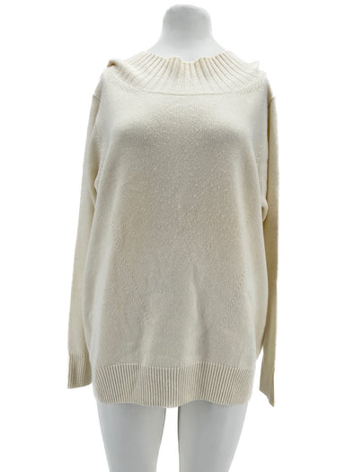 Pull en cachemire blanc