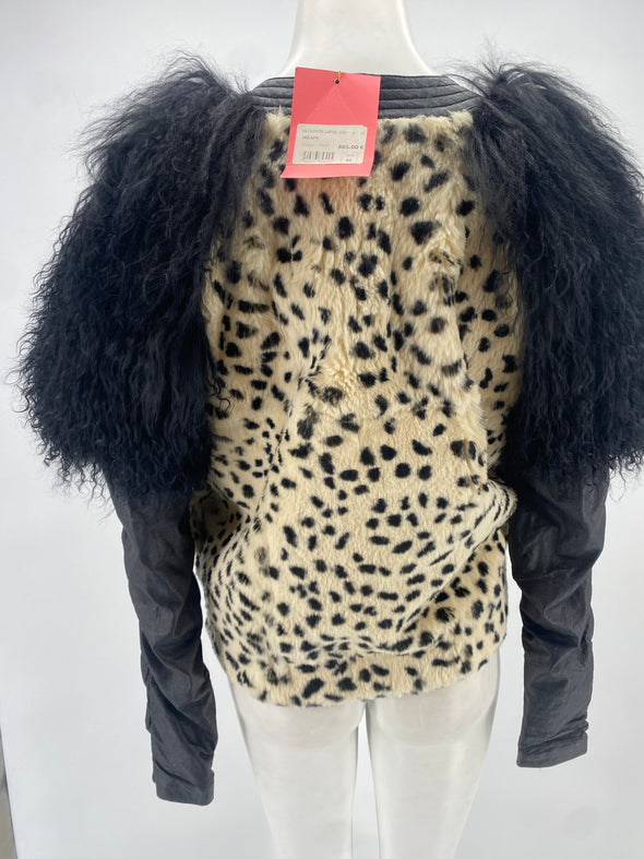 Veste en fourrure de lapin