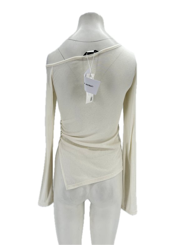 Top asymétrique blanc
