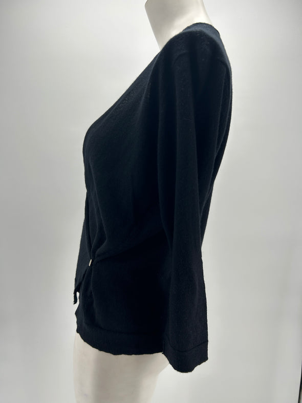 Gilet noir en cachemire