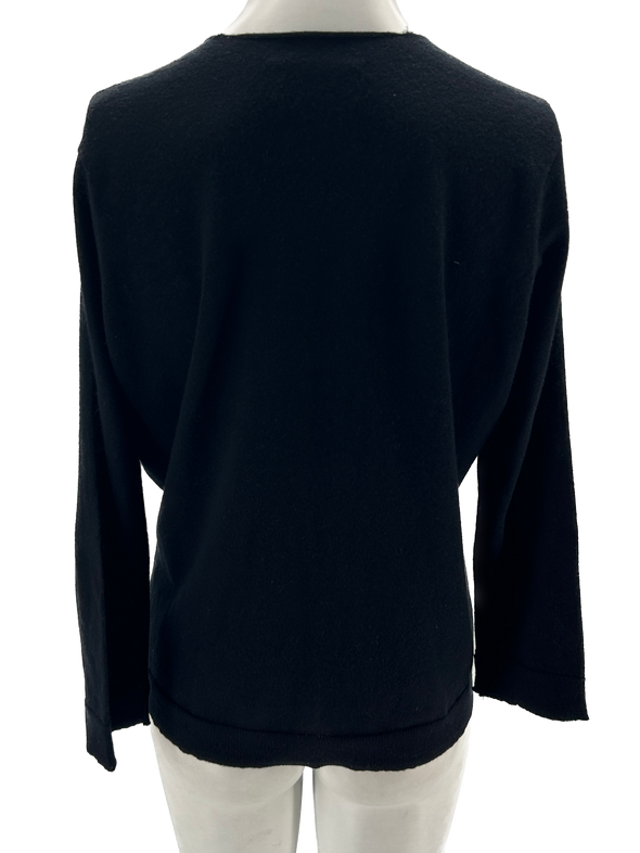 Gilet noir en cachemire