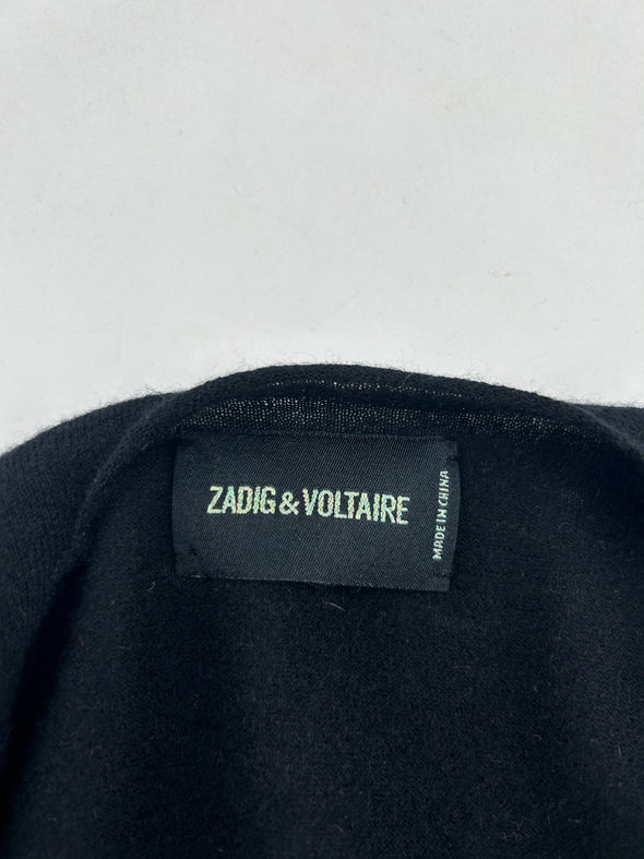 Gilet noir en cachemire