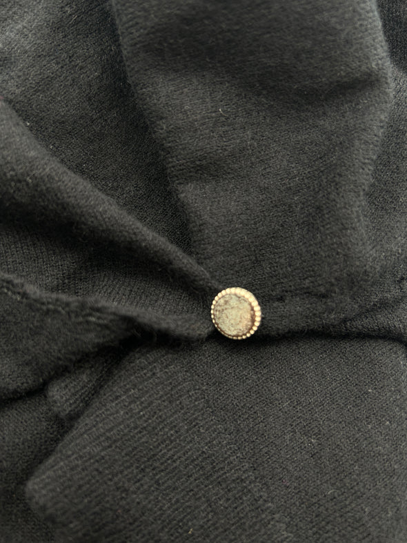 Gilet noir en cachemire