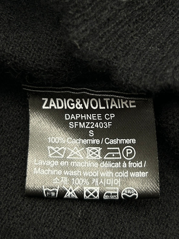 Gilet noir en cachemire