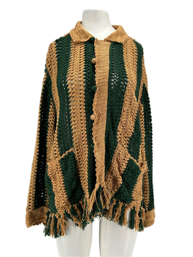 Cardigan bicolore