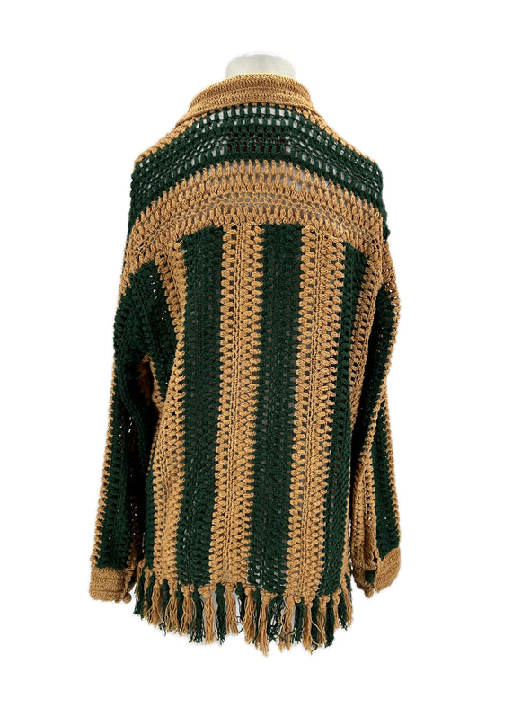 Cardigan bicolore