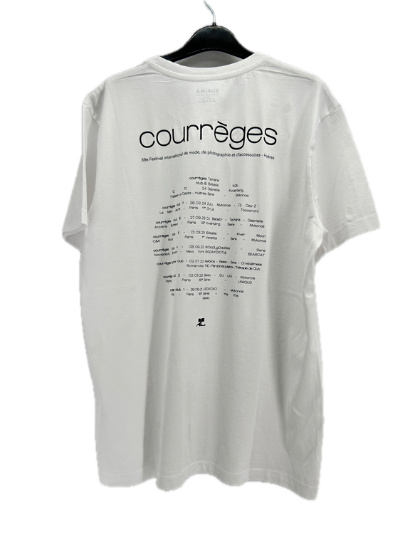 Tee-shirt blanc "39e Festival de Hyeres"