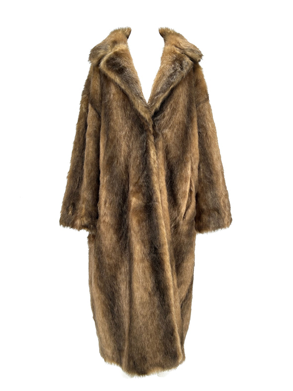 Manteau en fausse fourrure