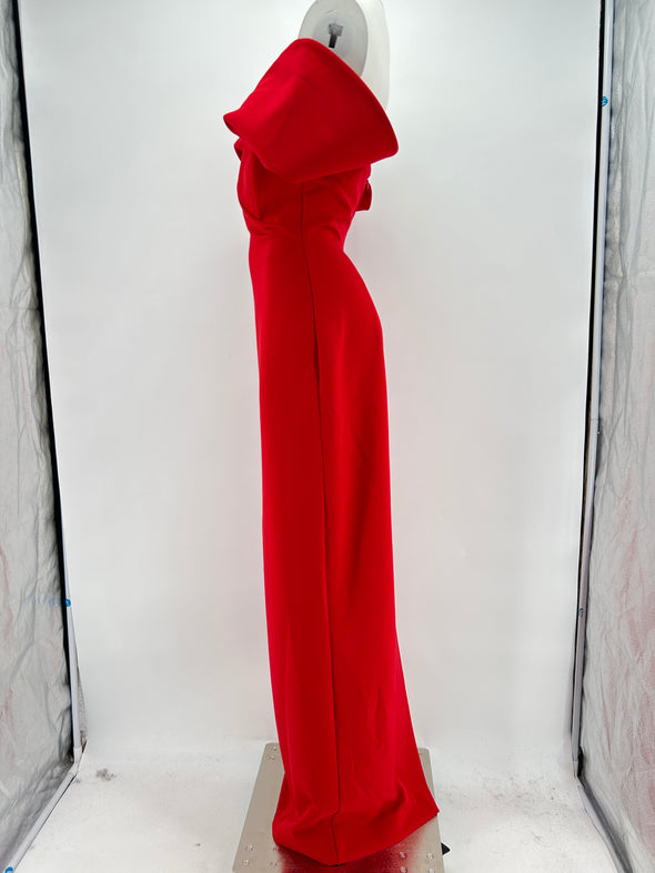 Robe longue rouge