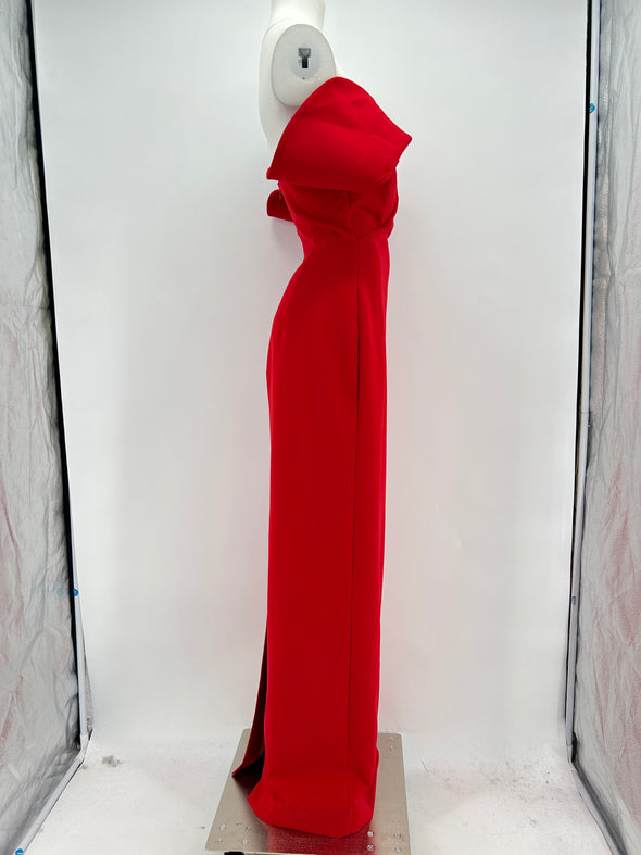 Robe longue rouge