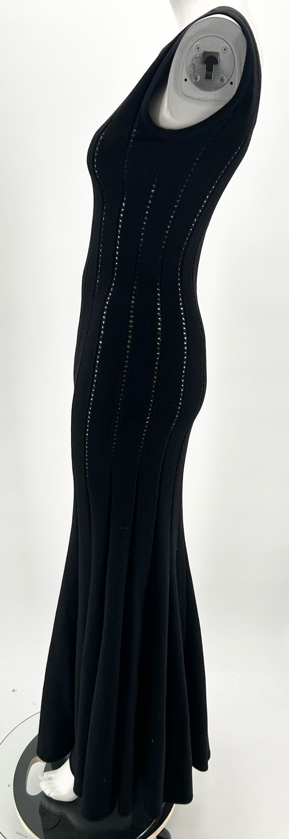 Robe noire en maille