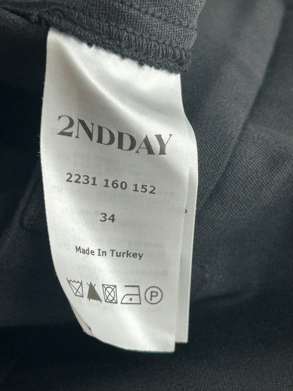 Pantalon large noir