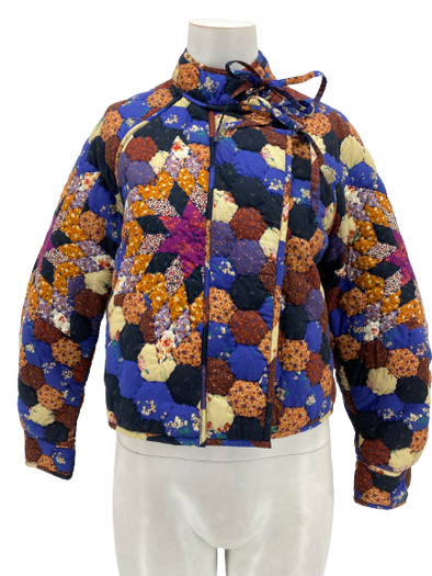 Veste matelassée multicolore