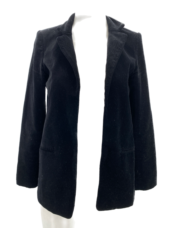 Veste en velours noire