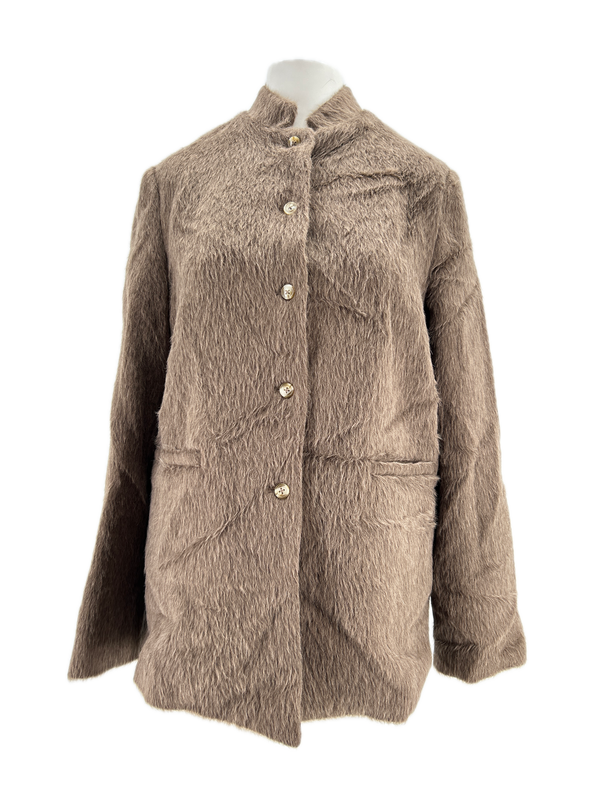 Manteau en laine d'alpaga "Fidan"