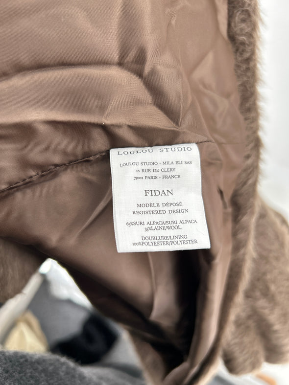 Manteau en laine d'alpaga "Fidan"