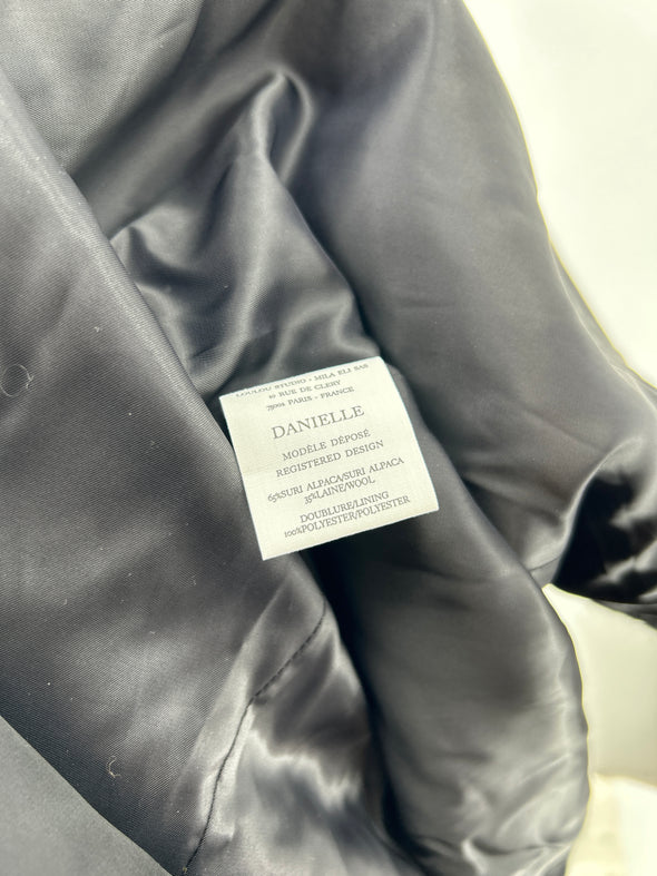 Manteau en laine d'alpaga " Danielle"