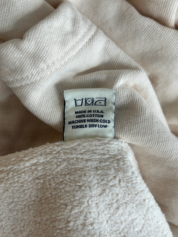 Sweat à capuche écru