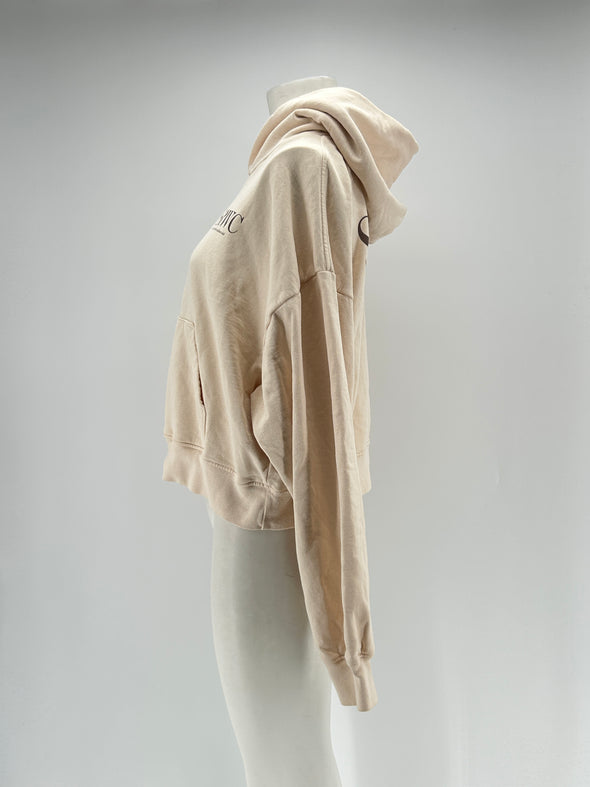 Sweat à capuche écru